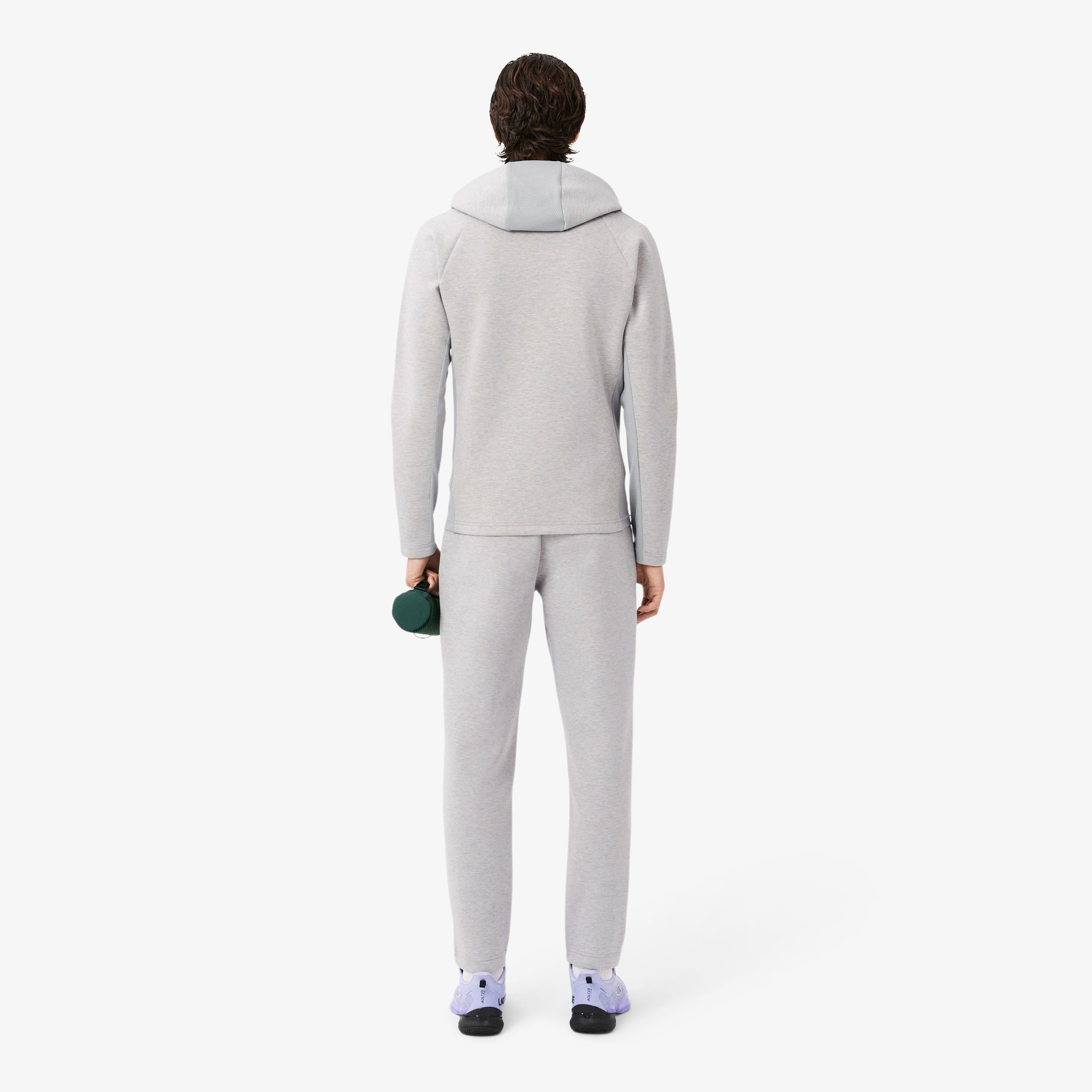 【L】LACOSTE セイリングボンディングスウェットパーカ グレー LACOSTE セイリングボンディングスウェットパーカ グレー 【公式通販】