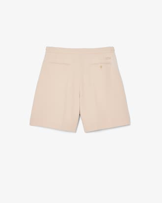 Men's Runway Fitted Wool Shorts