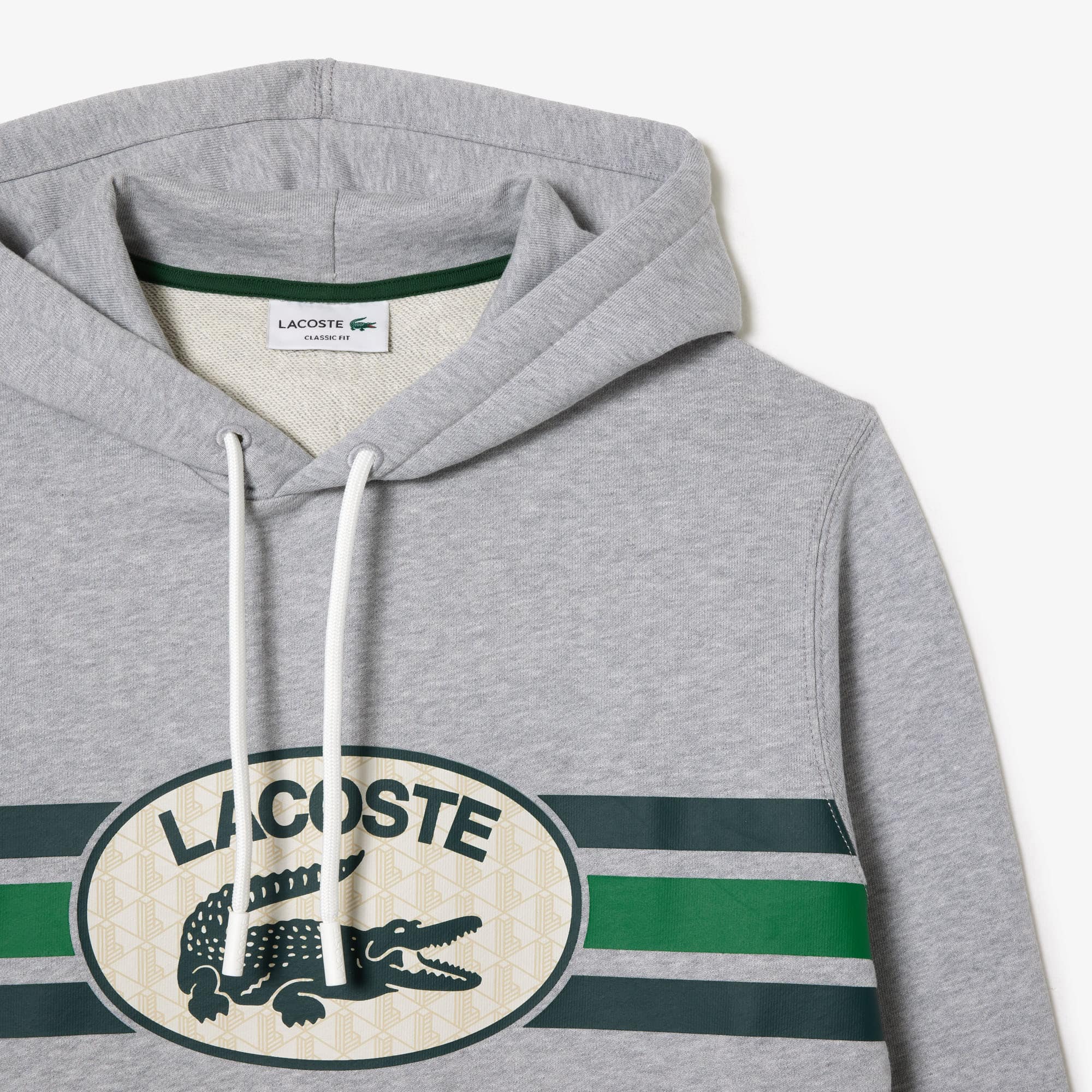 Men's Loose Fit Monogram Hoodie - Sweaters & Sweatshirts - New In