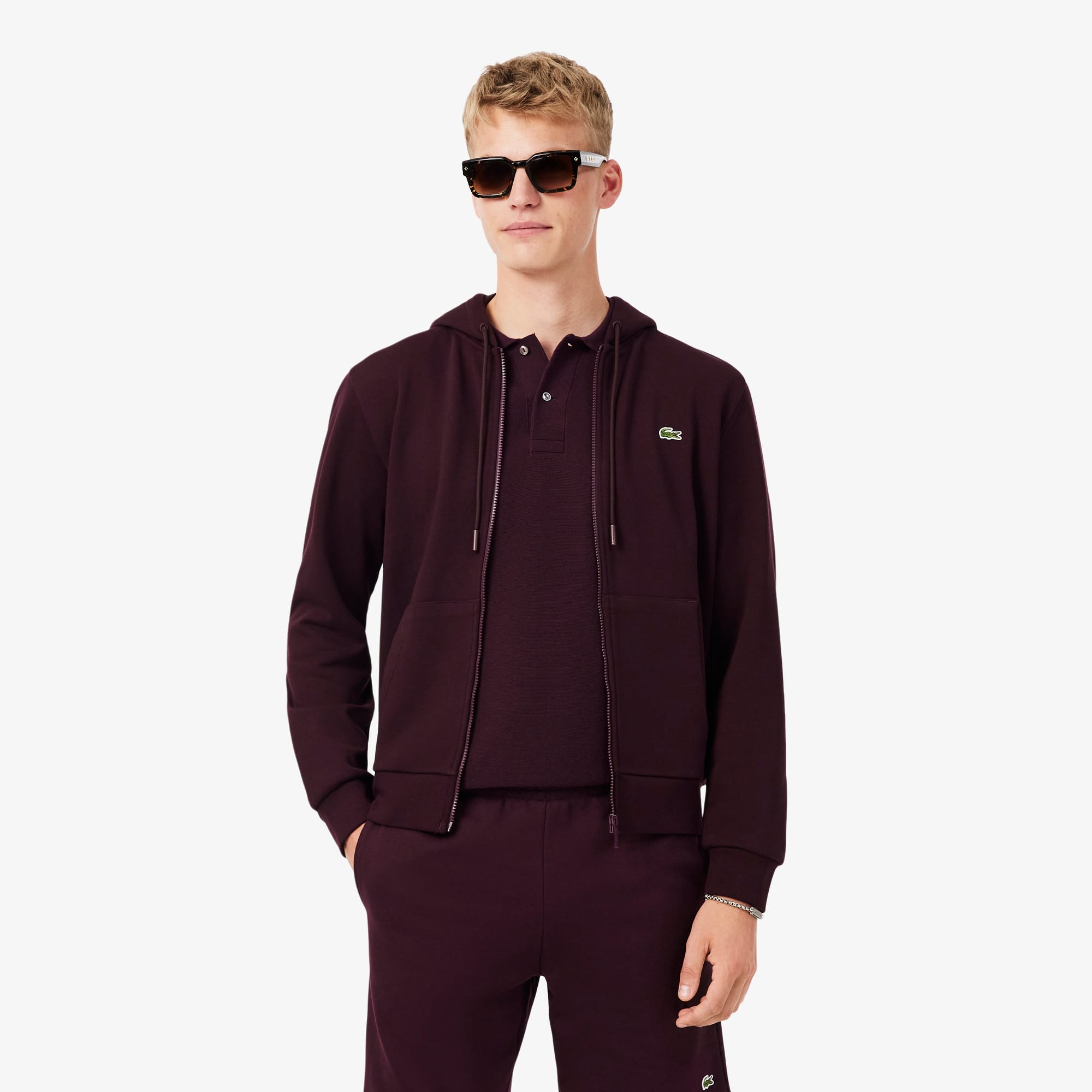 Men's Classic Fit Zip-Up Fleece Sweatshirt