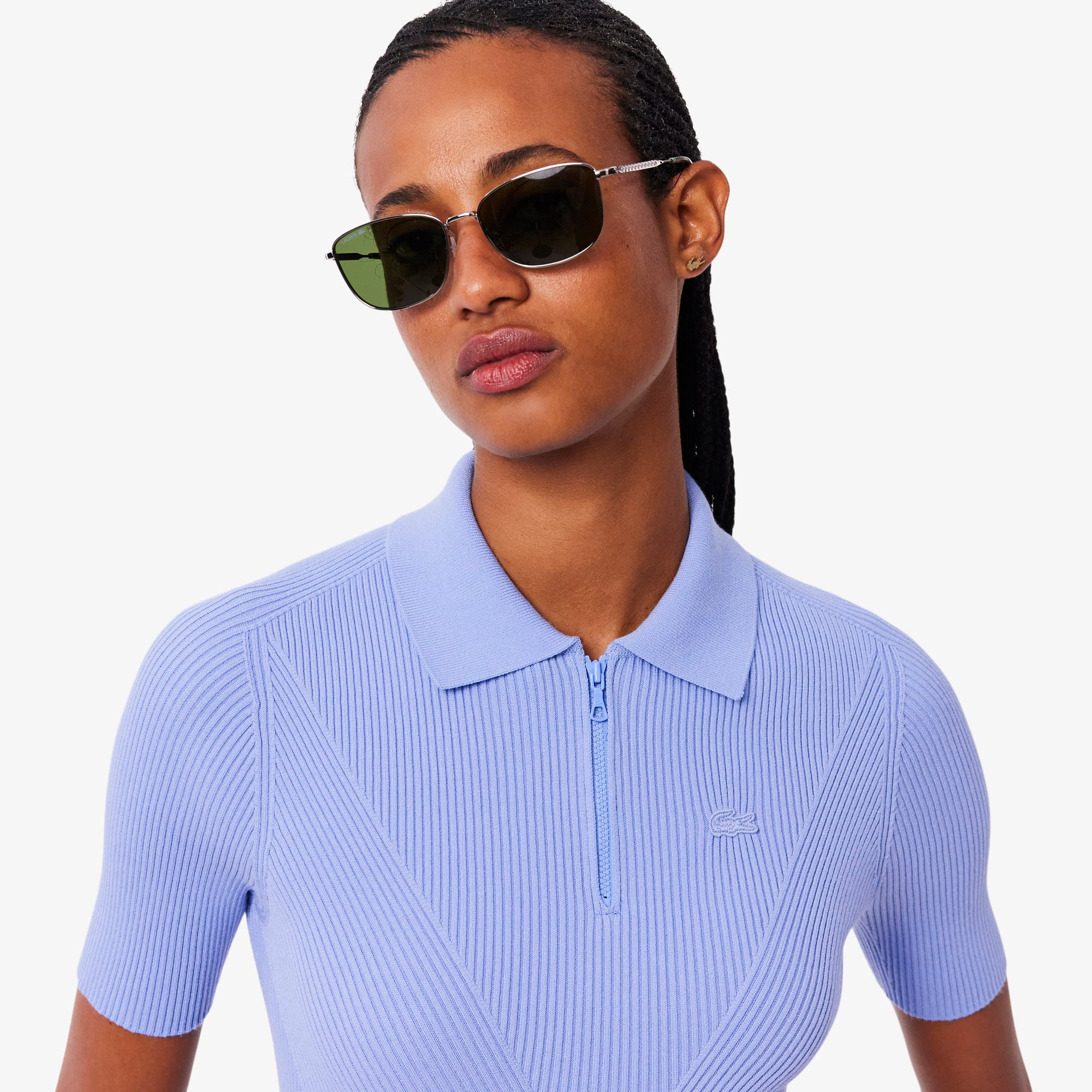 Women's 3D Ribbed Knit Polo - Sweaters & Sweatshirts - New In 2026