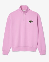 Unisex Loose Fit High-Neck Fleece Sweatshirt