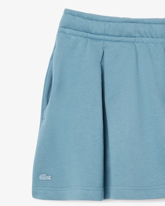 Shorts de tela plisados ​​para mujer
