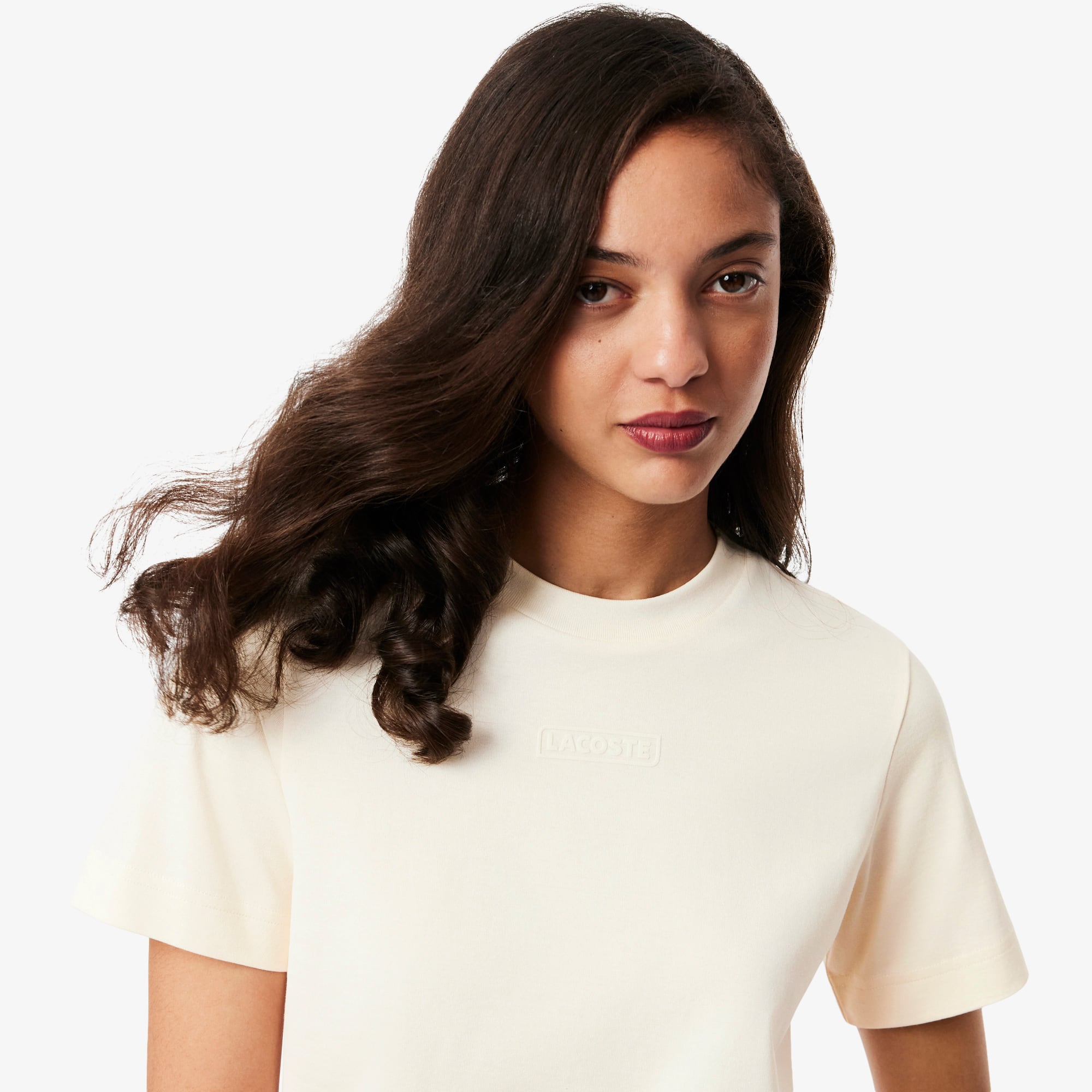 Tシャツ・カットソー LACOSTE Woman T-Shirt White PF5179 522 Lacoste WOMAN T-SHIRT - Women's T-shirt | SPORTISIMO.COM