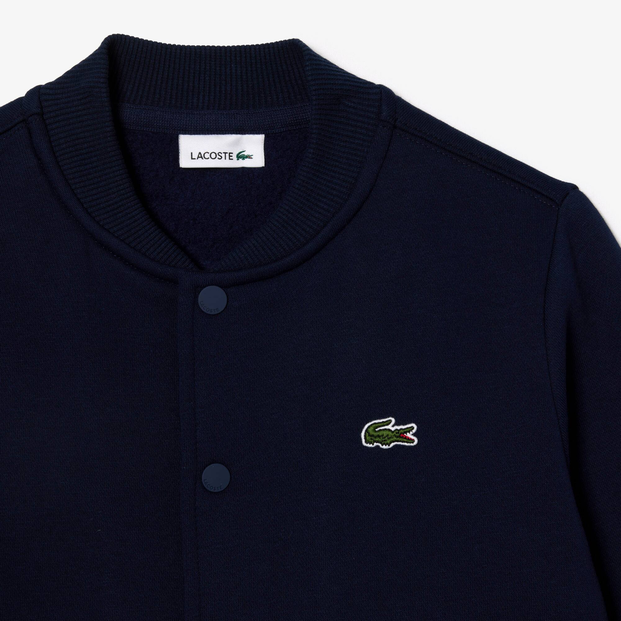 Kids' Contrast Sleeve Fleece Bomber Jacket - Sweaters