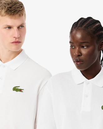 Unisex Loose Fit L.12.12 Piqué Badge Polo