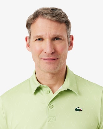 Regular Fit Printed Golf Polo Shirt