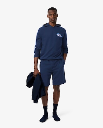Men's Straight Fit Fleece Loungewear Shorts