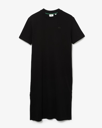 Robe t-shirt Lacoste L!VE en coton imprim&eacute;