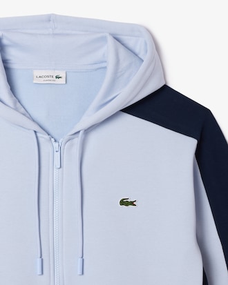 Men's Zip-Up Colorblock Hoodie
