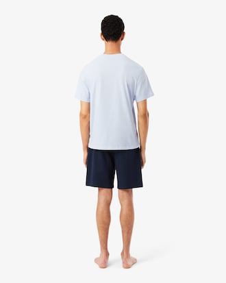 Men's Straight Fit Fleece Pajama Shorts