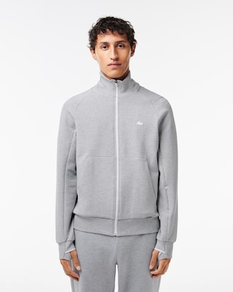 Men's High-Neck Zip-Up Sweatshirt