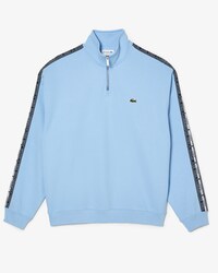 Men's Loose Fit Two-Tone Logo Stripe Sweatshirt