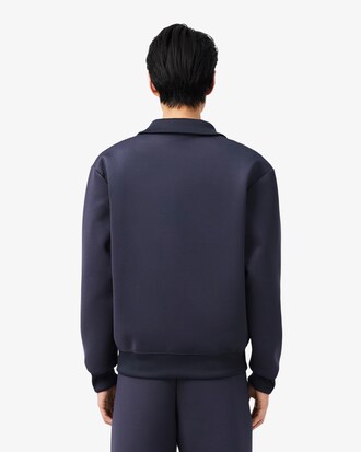 High Neck Embroidered Signature Jacket