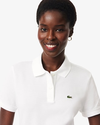 Women's Regular Fit Supple Petit Piqu&eacute; Polo