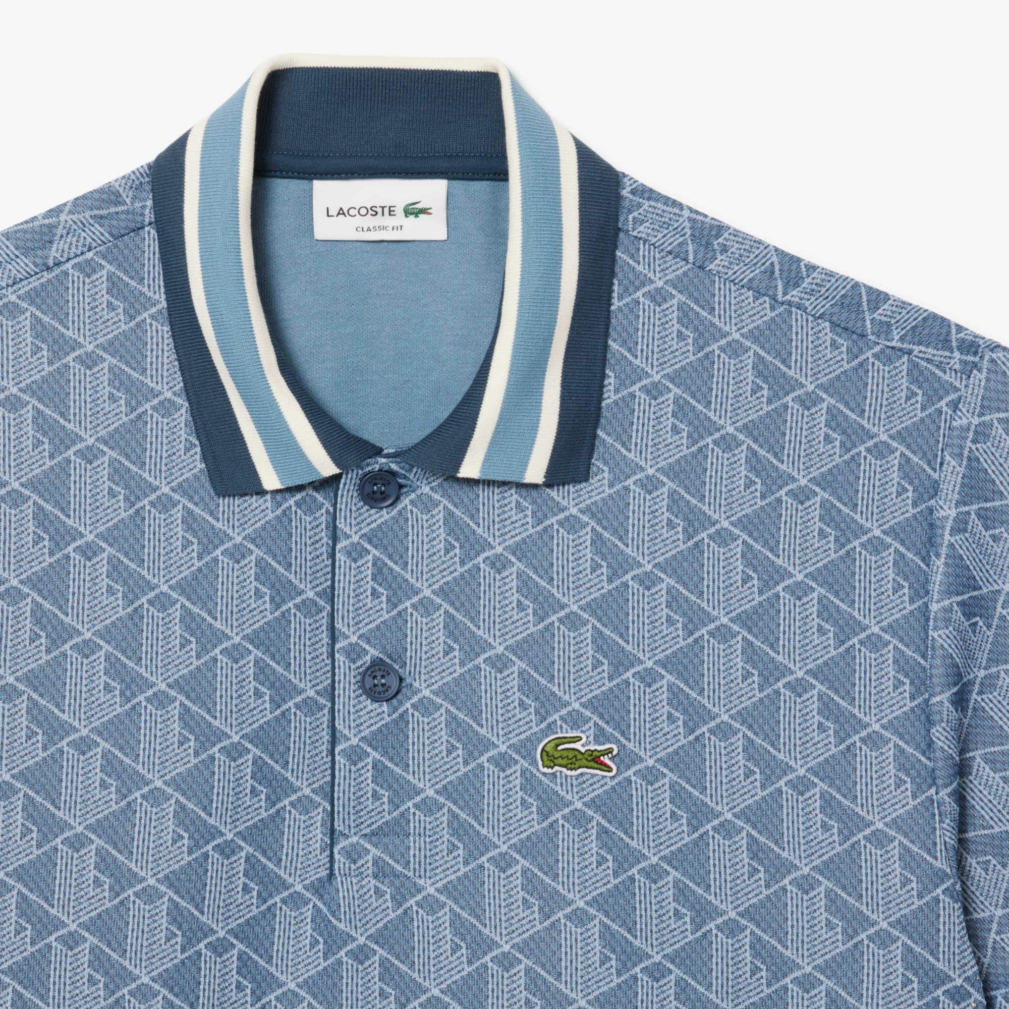 ★★ ★★ 2color men's regular fit monogram logo Men's Classic Fit Monogram Polo - Polo Shirts - New In 2025