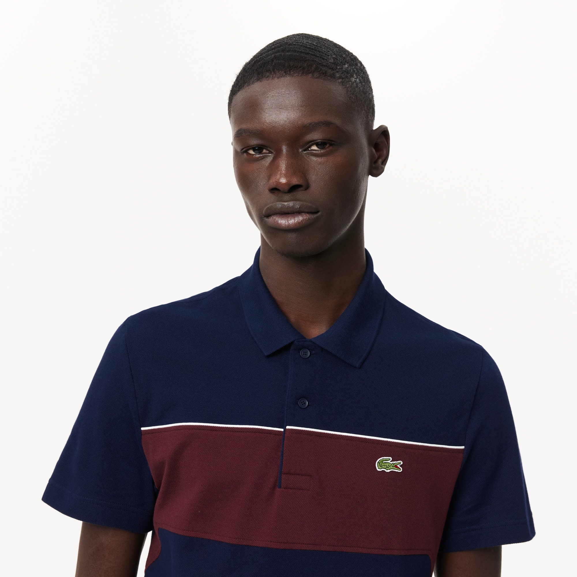 Men's Regular Fit L.12.12 Colorblock Polo - Polo Shirts