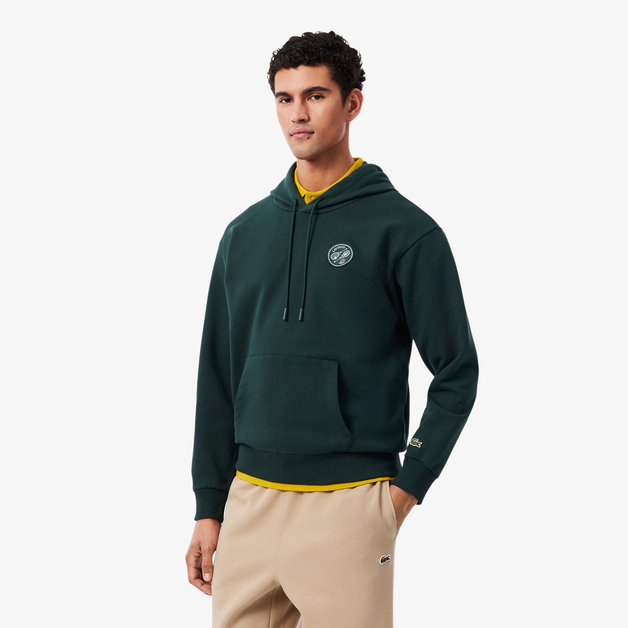 Fleece Badge Hoodie