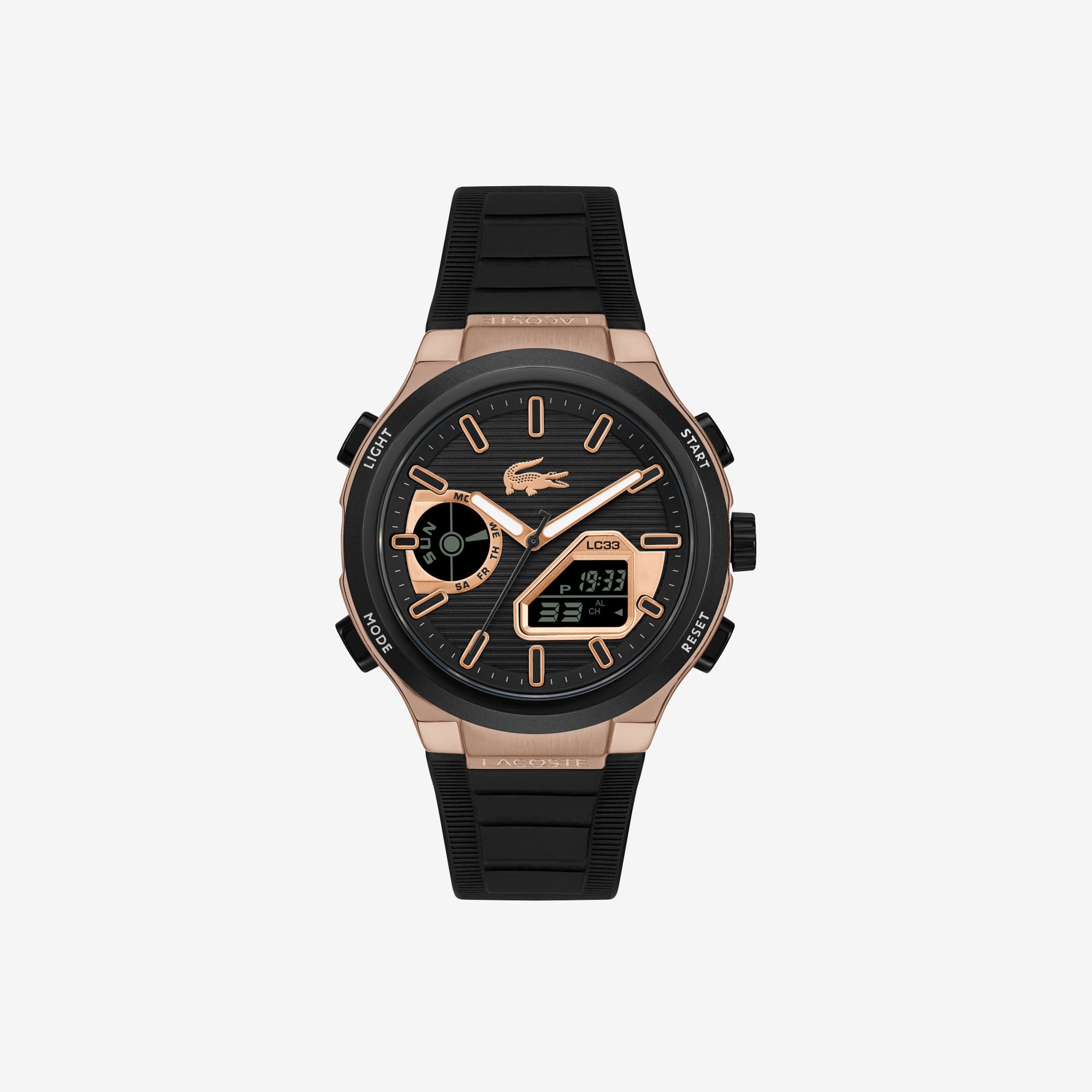 LC33 Premium Analog and Digital Silicone Watch
