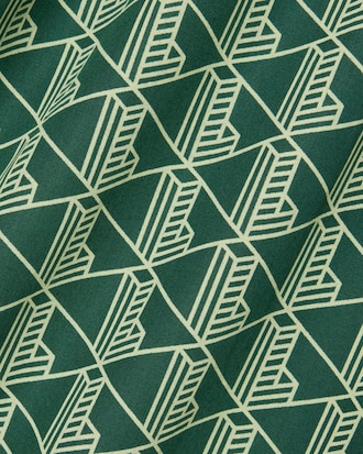 Camisa De Pijama De Popelina Con Estampado Monograma