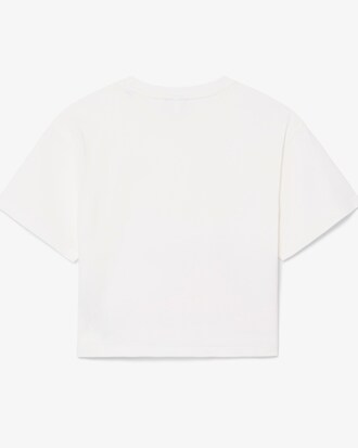 Crocodile Print Cotton T-shirt