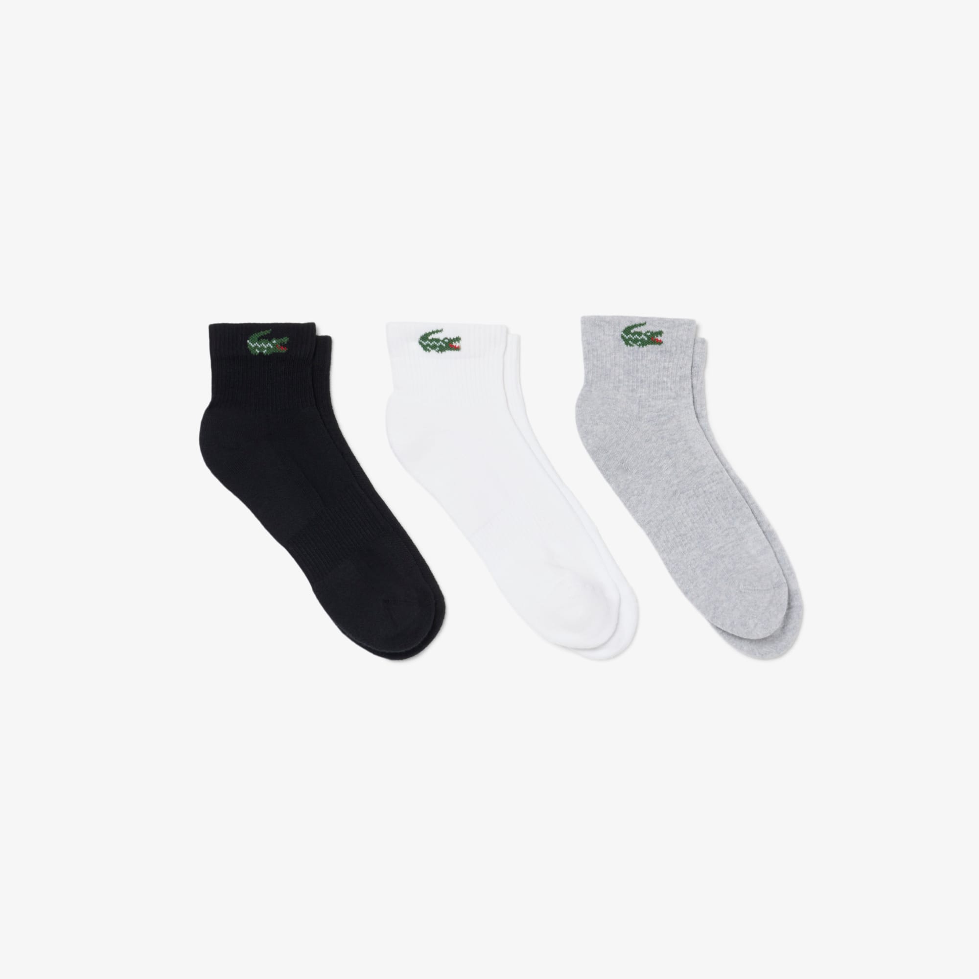 Lacoste 3-pack Low Socks - 6.5 - 8.5 In Black