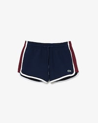 Women's Contrast Panel Piqué Shorts
