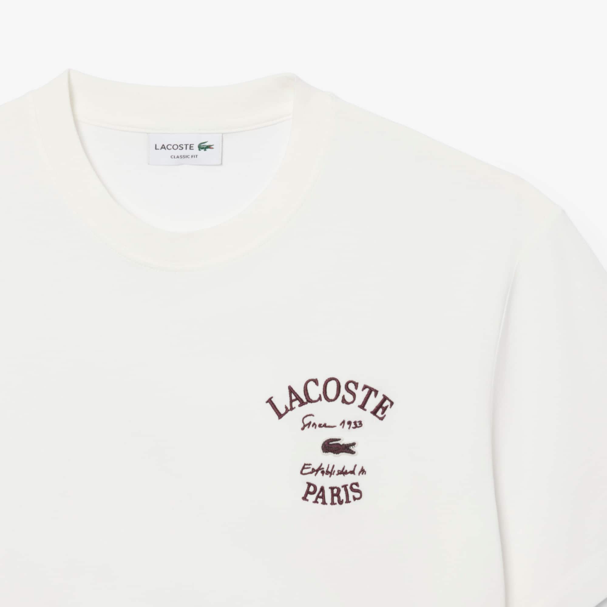 Embroidery Accent Cotton Jersey T-shirt - T-shirts - New In 2026