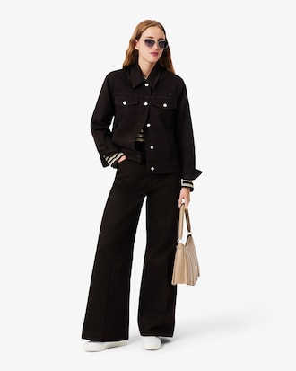 Slim Fit Buttoned Denim Jacket