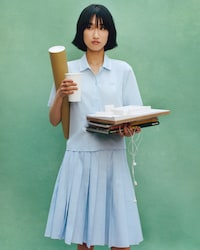Camisa Oversized con Efecto Petit Piqu&eacute;