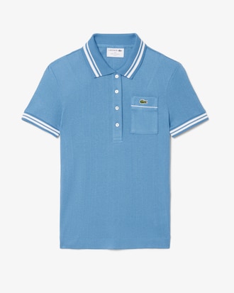 Slim Fit French Made Ribbed Polo