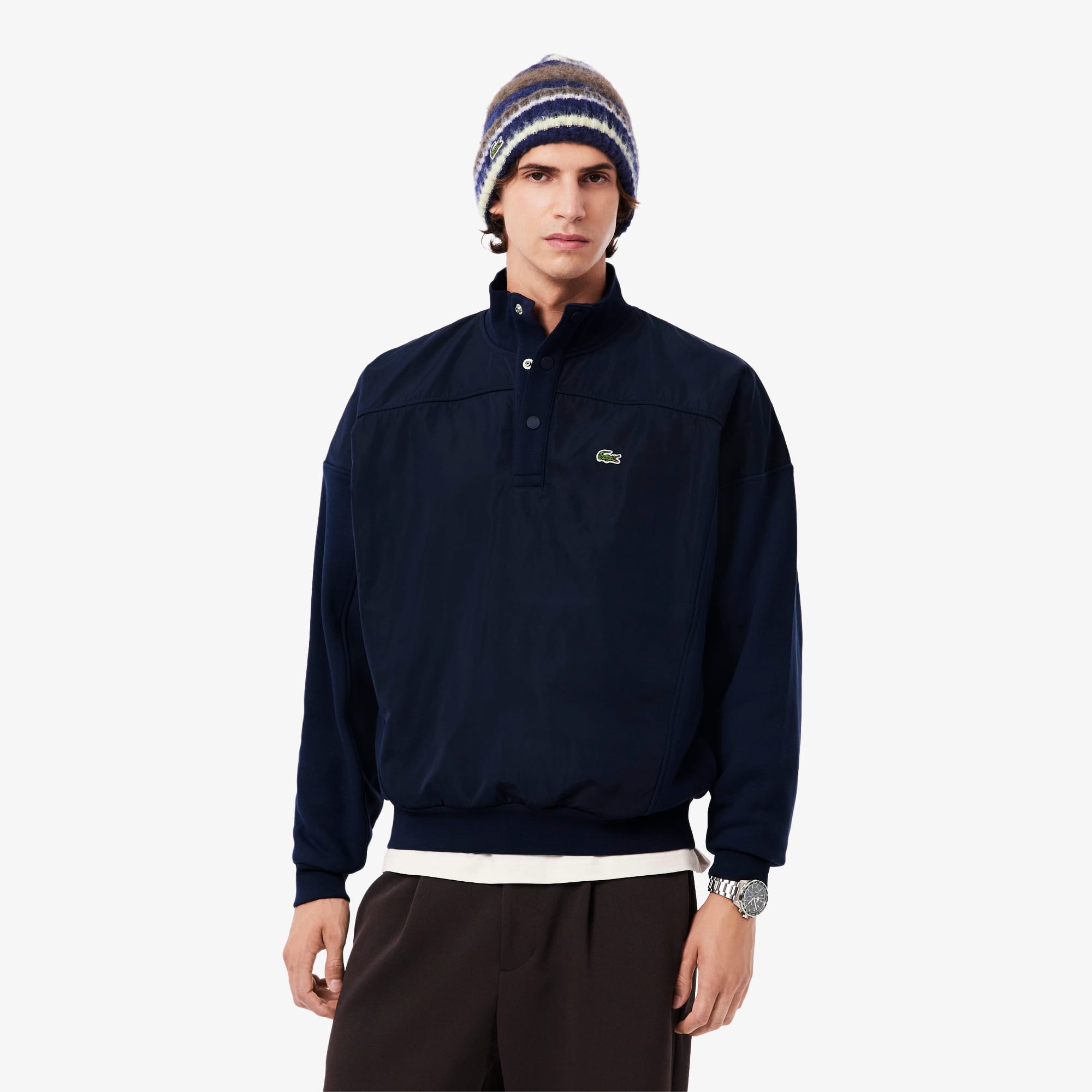 Lacoste Men's Oversized Archive Edition Sweatshirt