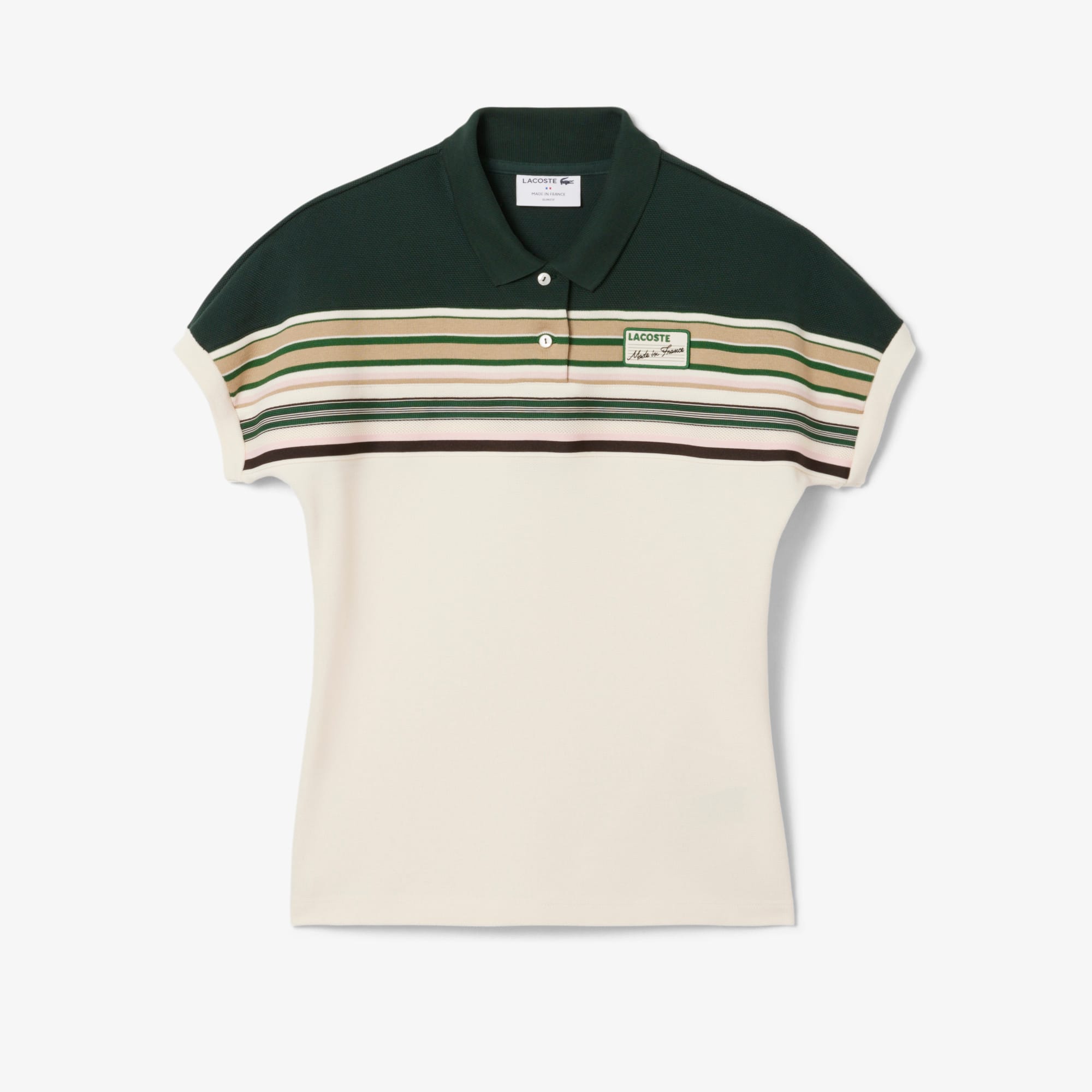 Women's Made In France Slim Fit Striped Polo - Polo Shirts - New