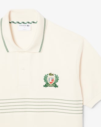 Men's Classic Fit L.12.12 Embroidered Shield Polo
