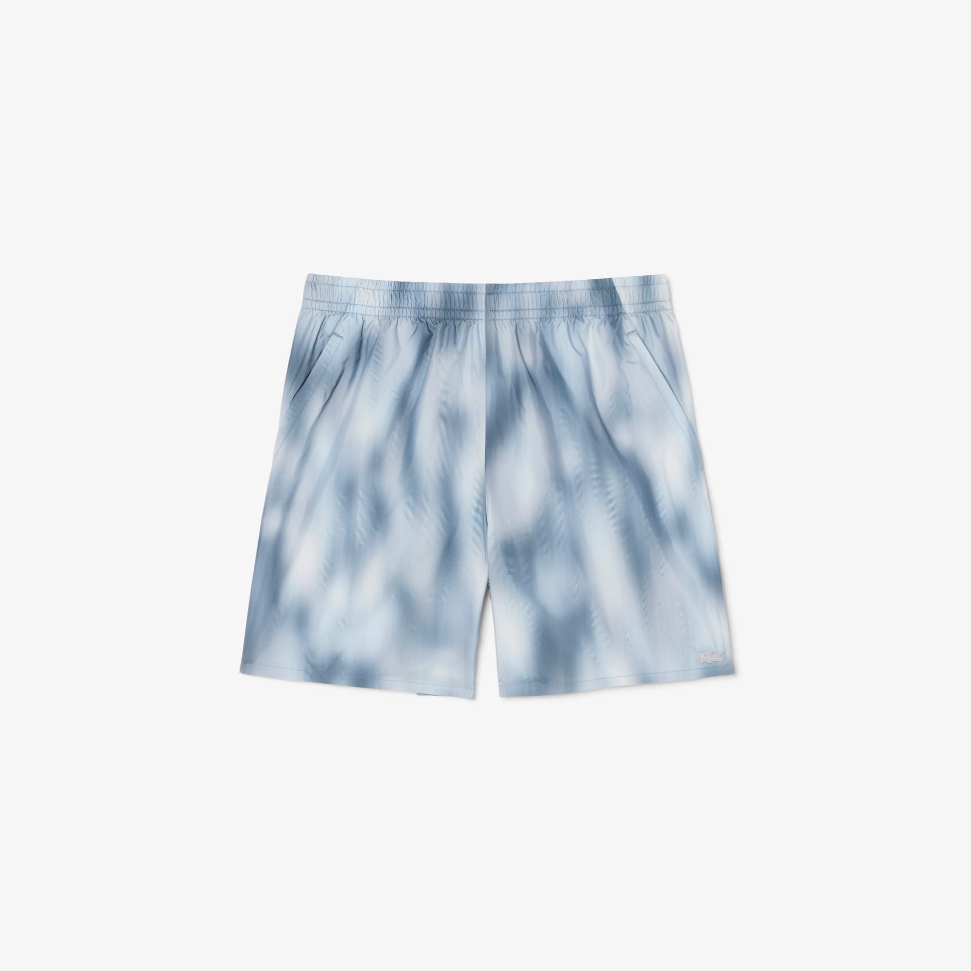 Relaxed Fit Printed Taffeta Shorts