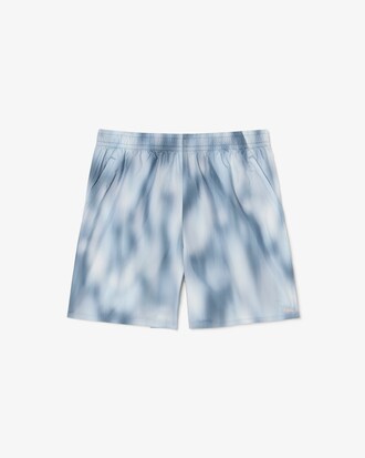 Relaxed Fit Printed Taffeta Shorts
