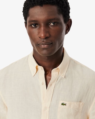 Men's Regular Fit Linen Shirt