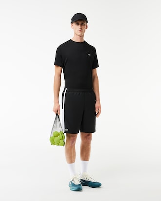 Men's Lightweight Colorblock Stripe Tennis Shorts