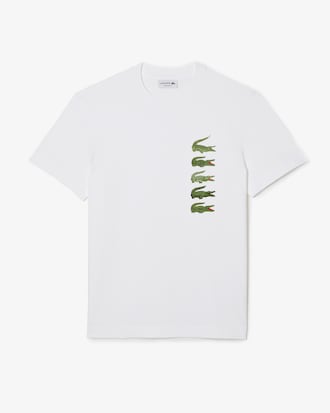 T-shirt regular fit avec crocodiles iconiques