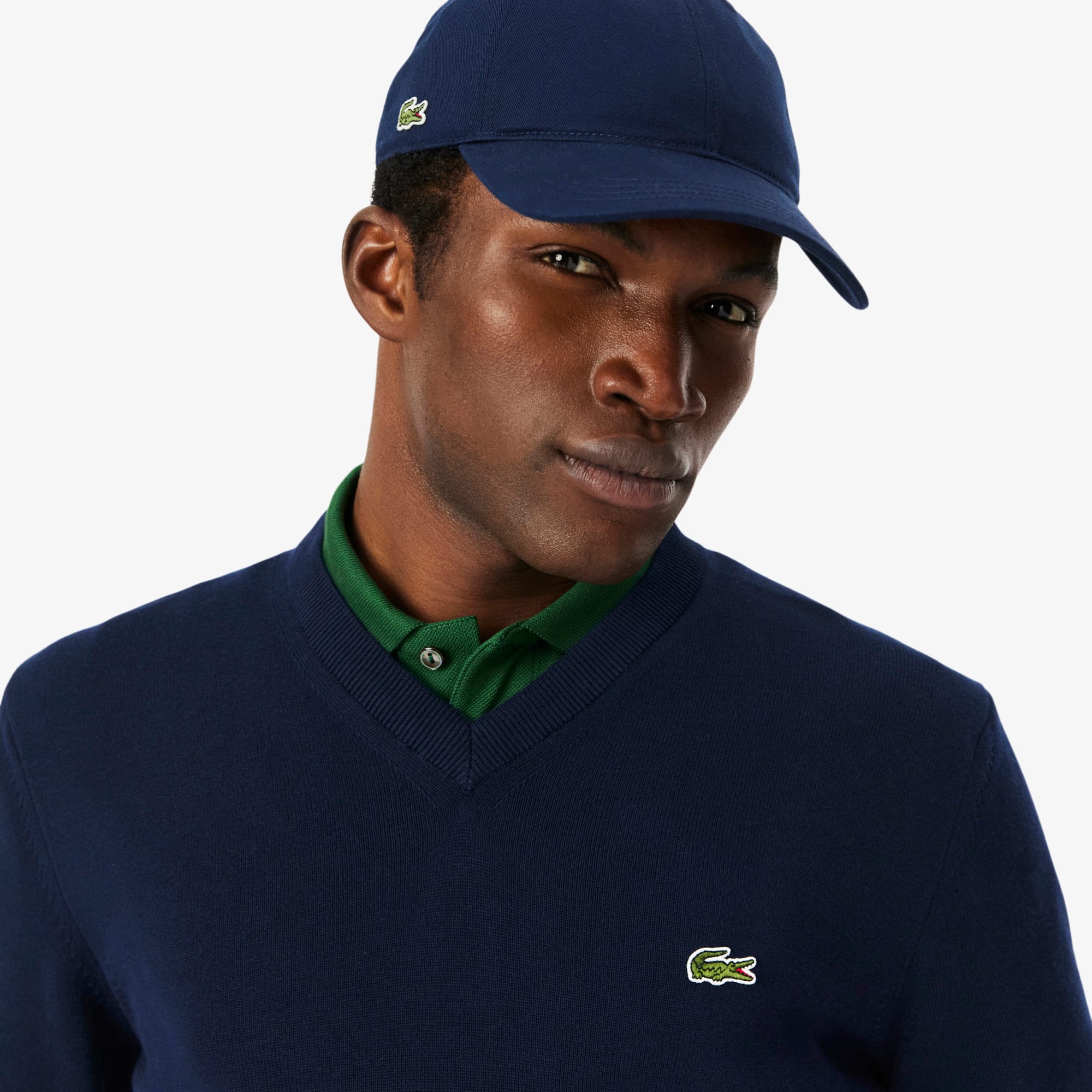 Men's Cotton V-Neck Sweater - Sweaters & Sweatshirts - New In 2026