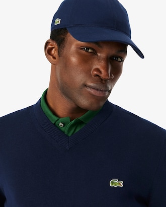 Men's Cotton V-Neck Sweater