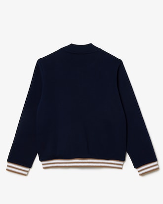 Kids' Contrast Sleeve Fleece Bomber Jacket