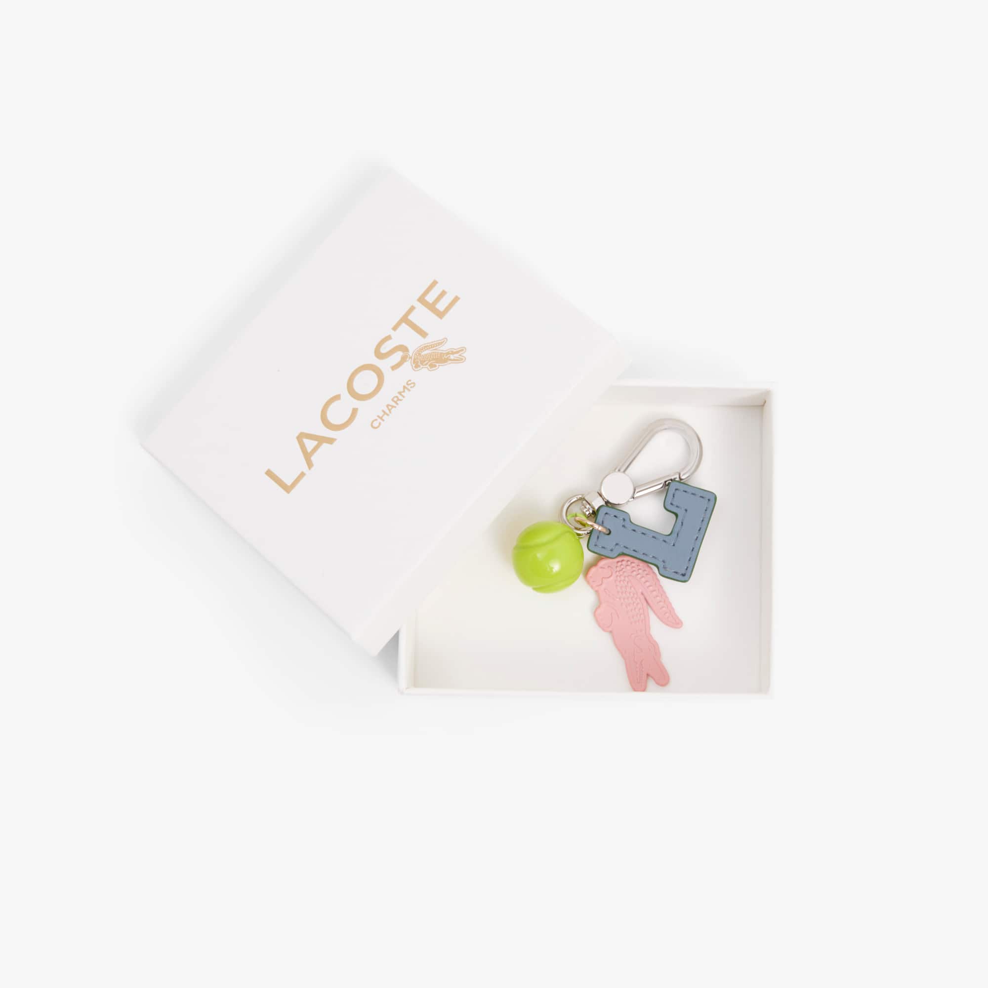 Tennis Ball Crocodile L Charms Key Ring - Wallets & Small Leather