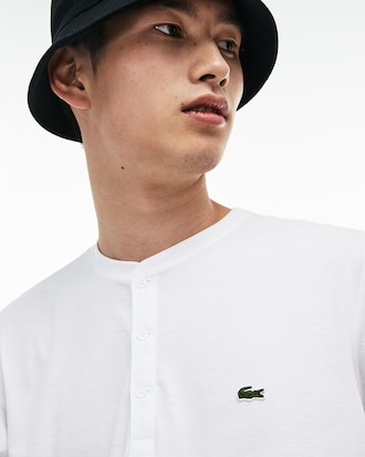 Men's Pima Cotton Henley T-Shirt