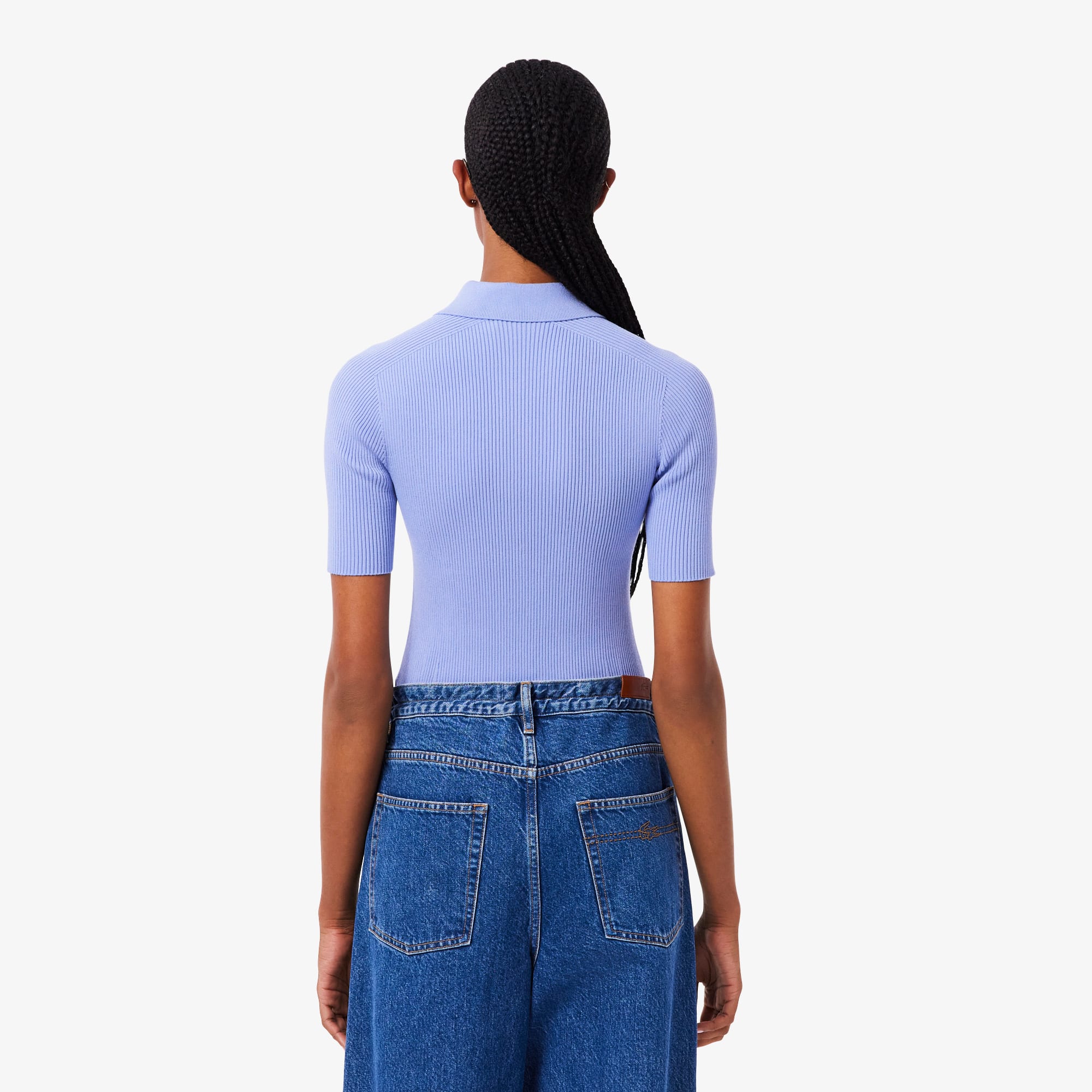 Women's 3D Ribbed Knit Polo - Sweaters & Sweatshirts - New In 2026