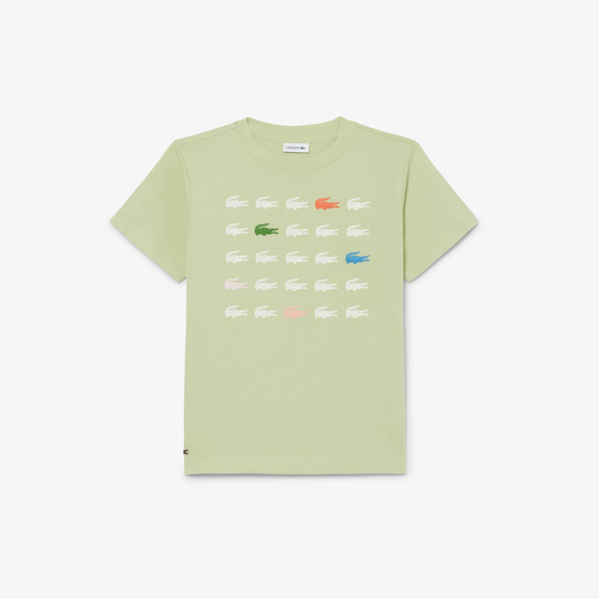 Crocodile Print Cotton T-Shirt