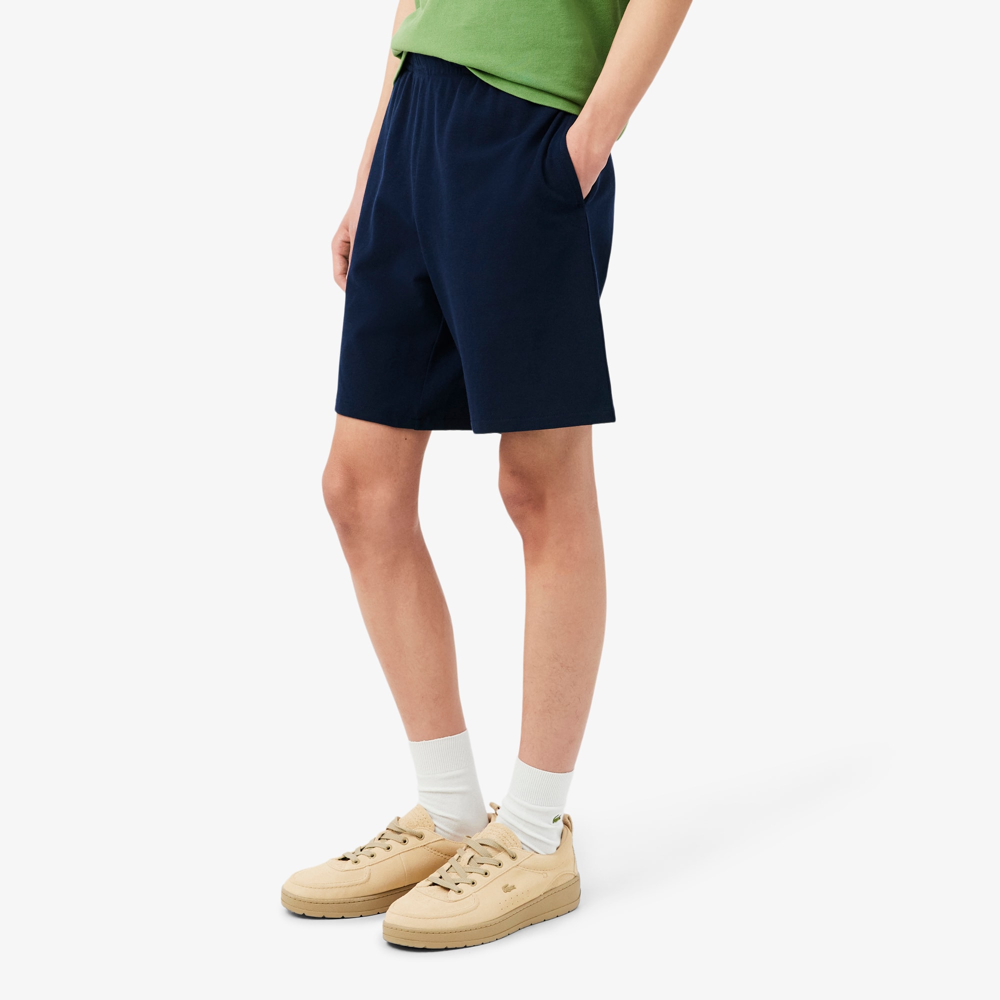 Piqué Relaxed Fit Shorts - Shorts & Swim - New In 2026 | Lacoste