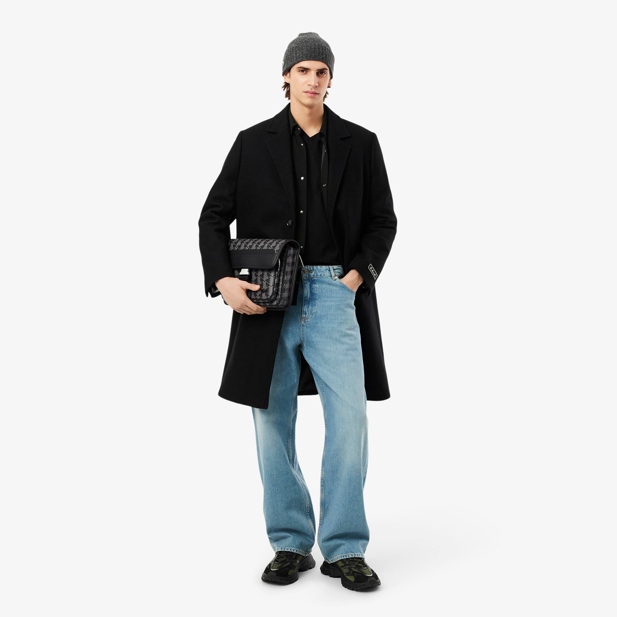 【Lacoste】ラージ ザ ブレンド フラップ クローズ バッグ Men's Large The Blend Flap Close Bag - Bags - New In 2025