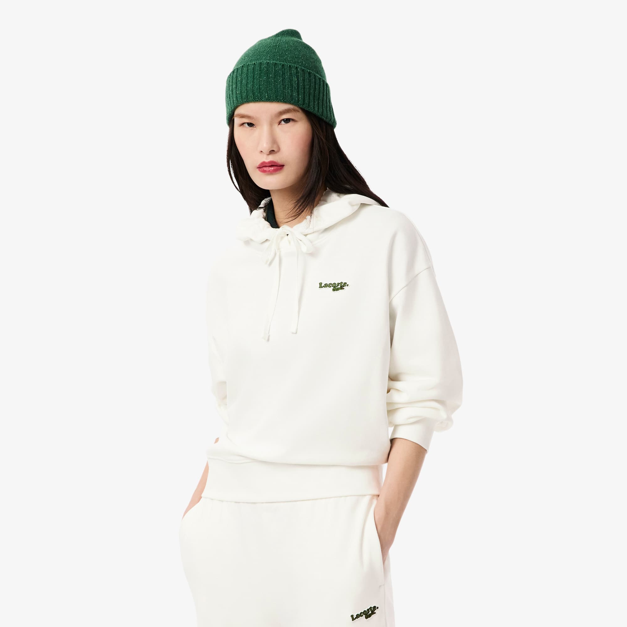 Lacoste Women's Oversized Logo Hoodie