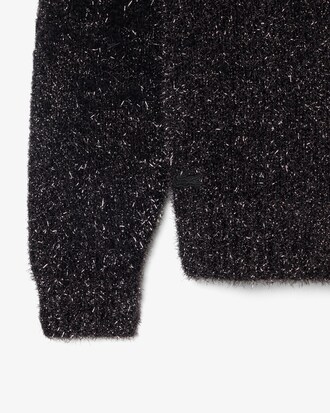 C&aacute;rdigan de Jacquard en Degradado con Efecto Metalizado